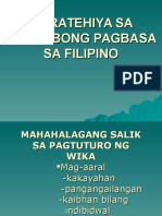 Strategies in Effective Reading in Filipino