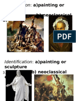 Sculpture or Romantic: B) Neoclassical