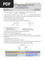 Summit Power Recruitment Test 27-05-2015 Question by Rony Parvej