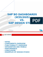 Sap Bo Dashboards (Xcelsius) VS. Sap Design Studio