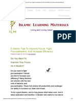 5 Islamic Tips To Improve Focus, Fight Procrastination, And Increase Efficiency _ Islamic Learning Materials.pdf