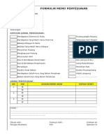 Memo Jurnal Penyesuaian