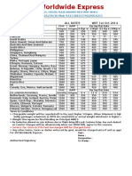 PH 022 40105235/36 Mob 9321188167/9029016211: TO, All Rates WEF 1st Oct 2014