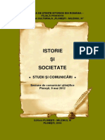 Istorie Si Societate... 2012.coord. Zorilă P. 2016