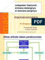 Pendapatan Nasional, Konsumsi, Investasi Dan Tabungan