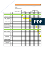 Diagrama de Gantt Reclutamiento