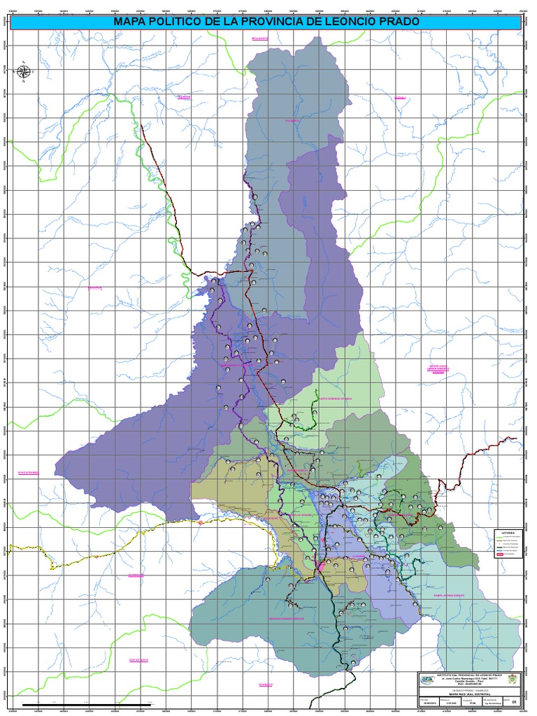 Mapa Distritos Leoncio Prado 2016 PDF Pueblo latinoamericano