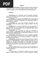  Carta Transdisciplinaridade