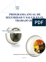 Programa Anual de Seguridad y Salud en El Trabajo-2014