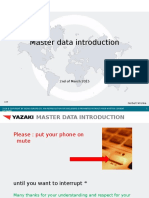 Master Data Introduction