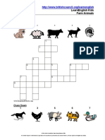 INGLES A1. Kids Print Farm Animals