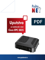 Uputstvo Za Ruter Za Kablovski Internet Cissco Epc 3825 1 PDF