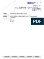 Parts numbers for hydraulic cylinders