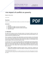 The Impact of Conflict On Poverty: Helpdesk Research Report