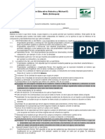 Actividad Sobre La Materia Grado 6°