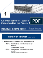 An Introduction To Taxation and Understanding The Federal Tax Law