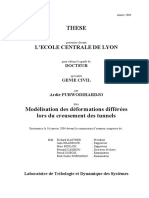 Modélisation Des Déformations Différées Lors Du Creusement Des Tunnels PDF