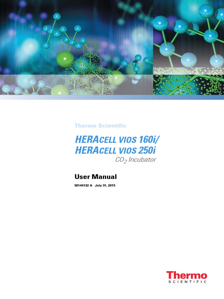 Heracell VIOS CO2 Incubator User Manual 50144132 A en | PDF