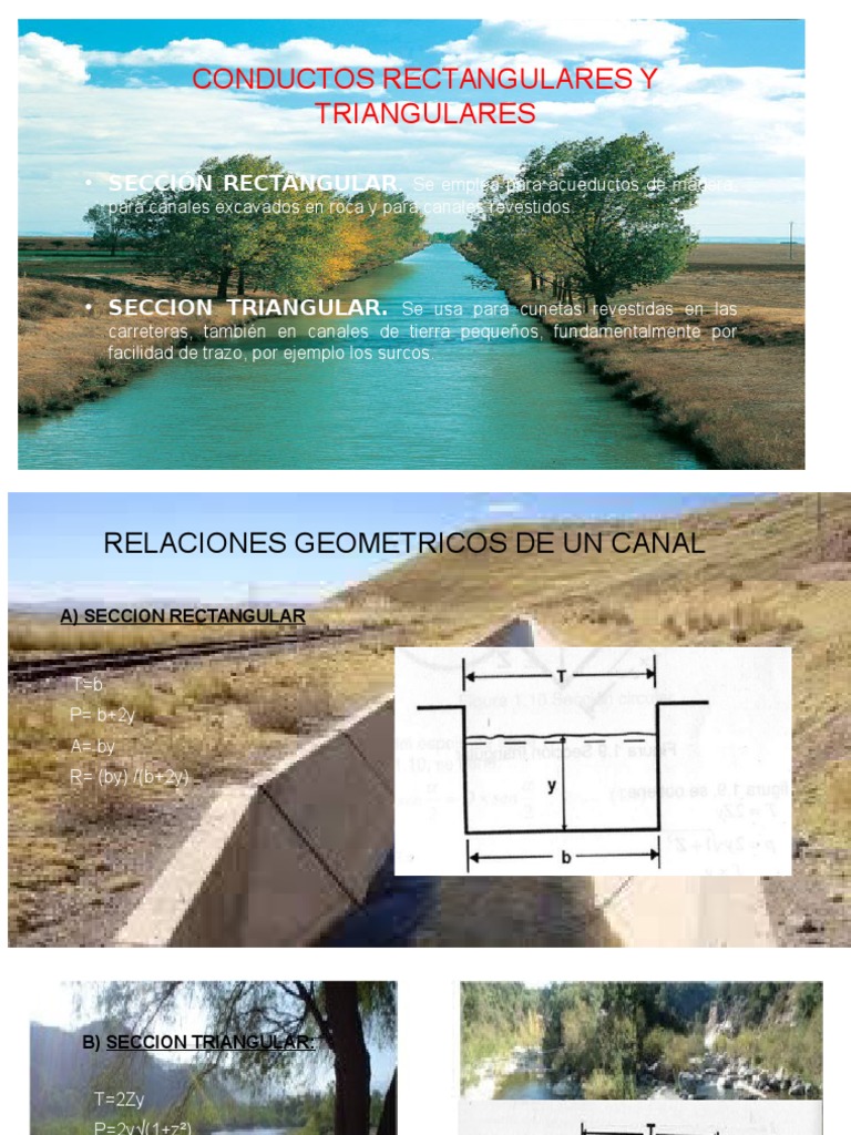 Conductos Rectangulares Y Triangulares: - Sección Rectangular | PDF ...