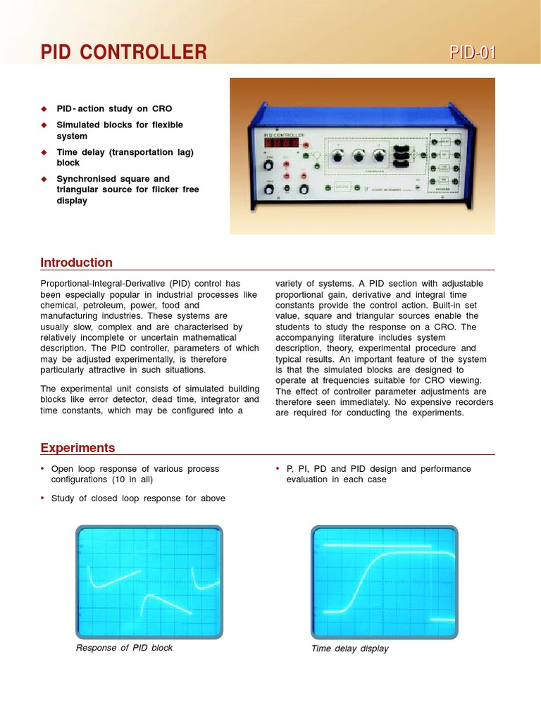 Pid Controller | PDF | Science & Mathematics | Computers