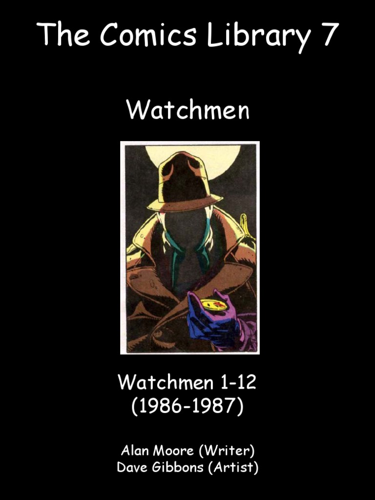 The Comics Library 07 Watchmen 1986 1987 Pdf Pdf