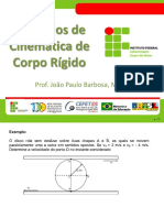 Exercicios - Cinematica Corpo Rigido