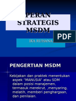 1.peran Strategis MSDM