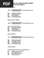Pineda Wage Distortion Formula Guide | PDF | Wage | Wages And Salaries