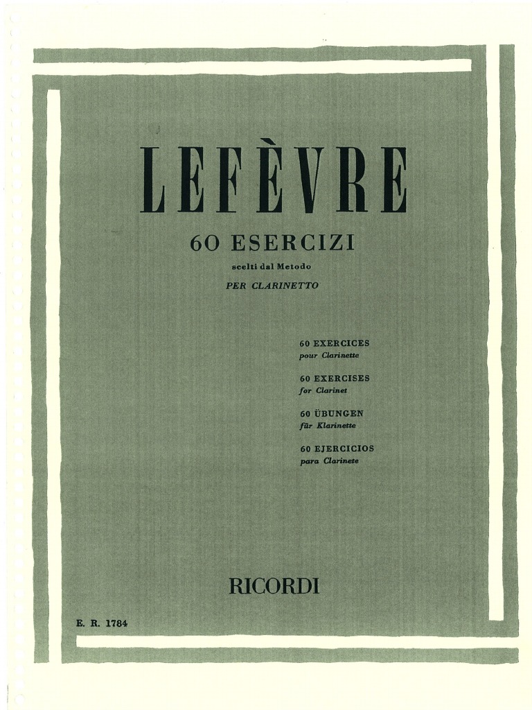 Lefevre Jean Xavier 60 Exercices PDF