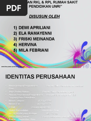Laporan Rkl Rpl Rumah Sakit Pendidikan