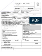 Philippine Registry Form For Persons With Disability Ver. 2.0