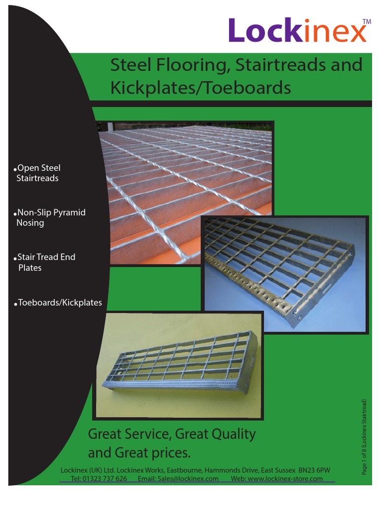 Stair Tread With None Slip Pyramid Nosing | PDF | Stairs | Screw