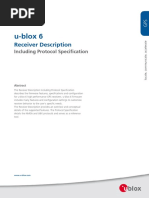 UART GPS NEO-6M (B) - U-Blox-6 Receiver Description Including Protocol Specification