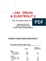 Faal Ginjal & Elektrolit 2: Prof. Dr. Paulus Liben, DR., MS