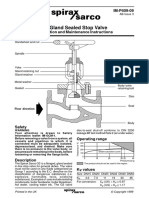G3 Gland Sealed Stop Valve-Installation Maintenance Manual PDF