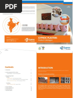 Gyproc Plasters: Product Catalogue