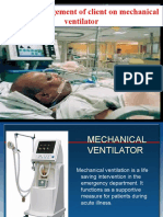 Nursing Care of Ventilated Patient