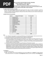 Notification WBGDRB Group D Posts