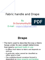 Fabric Handle and Drape: by E-Mail