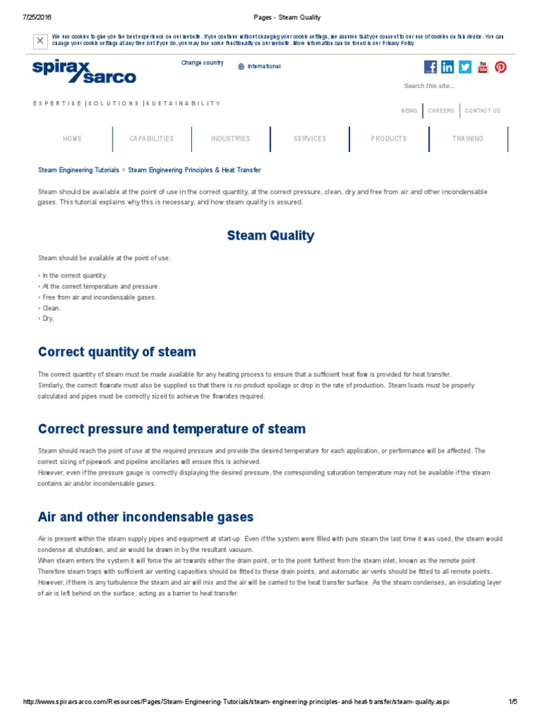 Pages - Steam Quality | PDF | Steam | Boiler