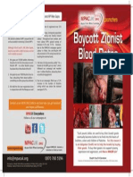 Zionist Blood Dates Leaflet