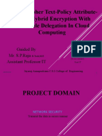 Circuit Cipher Text-Policy Attribute-Based Hybrid Encryption With Verifiable Delegation in Cloud Computing