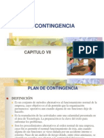 Capitulo Vii: Plan de Contingencia