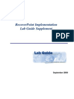 Recover Point Implementation Lab Guide Supplementv3.2