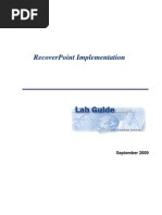 Recover Point Implementation Lab Guidev3.2