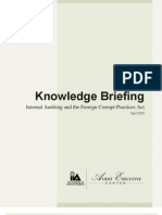 Internal Auditing and The FCPA - April 2010