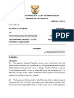 Nulandis Pty Ltd v Minister of Finance and Others [2013] ZAKZPHC 31; 2013 (5) SA 294 (KZP) (24 May 2013)