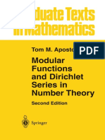 (Apostol 1990) - Modular Functions and Dirichlet Series in Number Theory, 2nd Ed.
