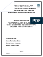 Caracterización Biológica de Cepa Silvestres de Trypanosoma Cruzi en Modelos Murino.2014