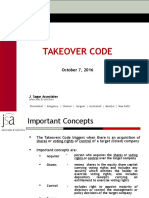 Takeover Code GNLU October 7 2016